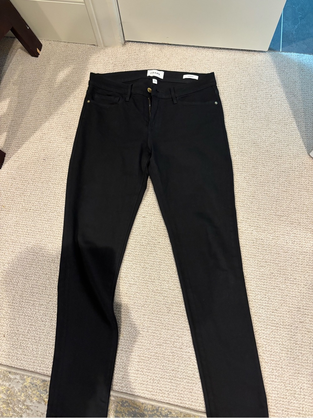 Frame Denim Black Women's garçon Skinny Jeans
